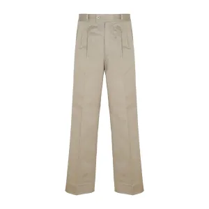 Maison Margiela Mid-Rise Wide Leg Pants