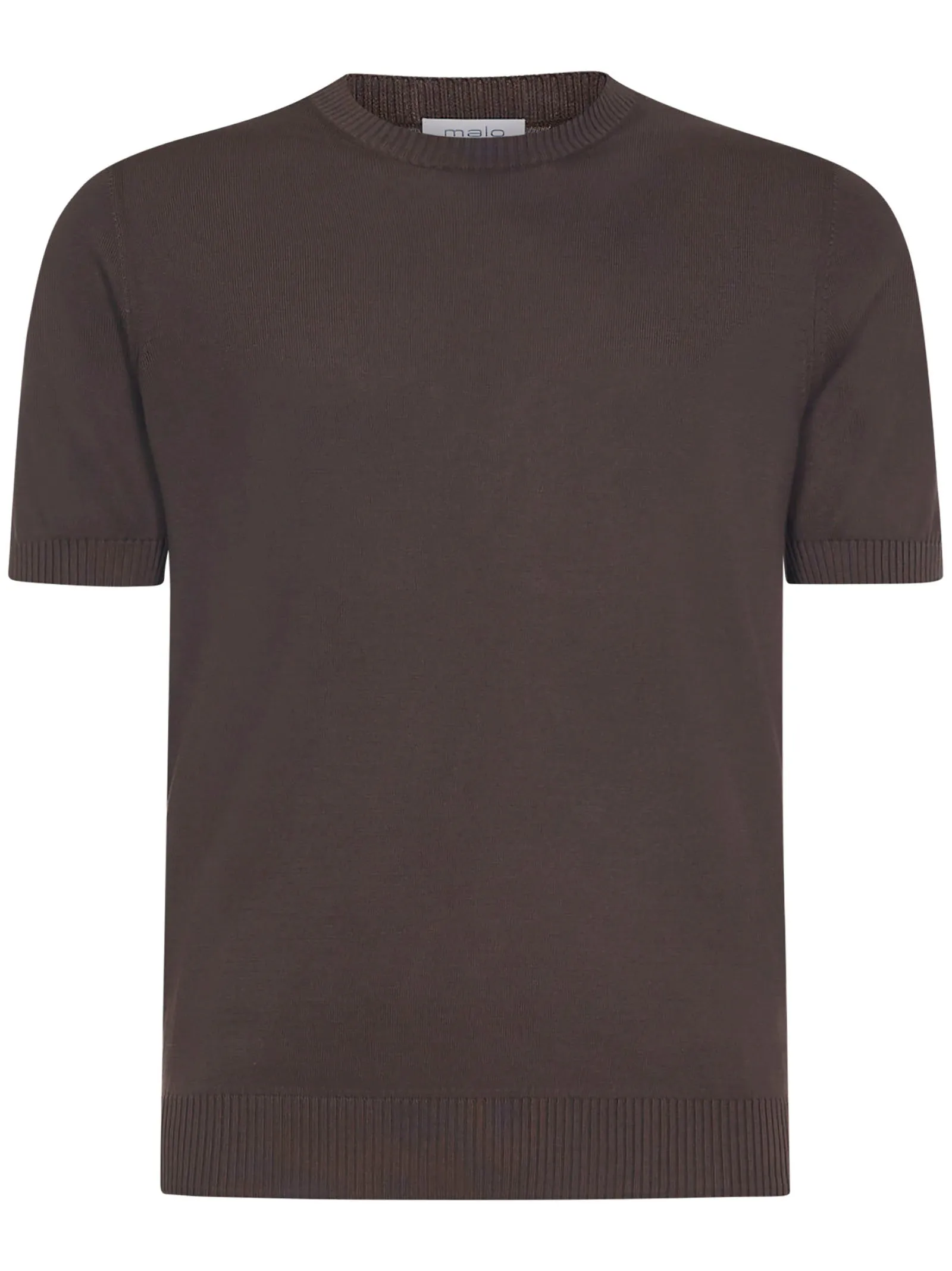 Malo Round Neck Straight Hem T-Shirt