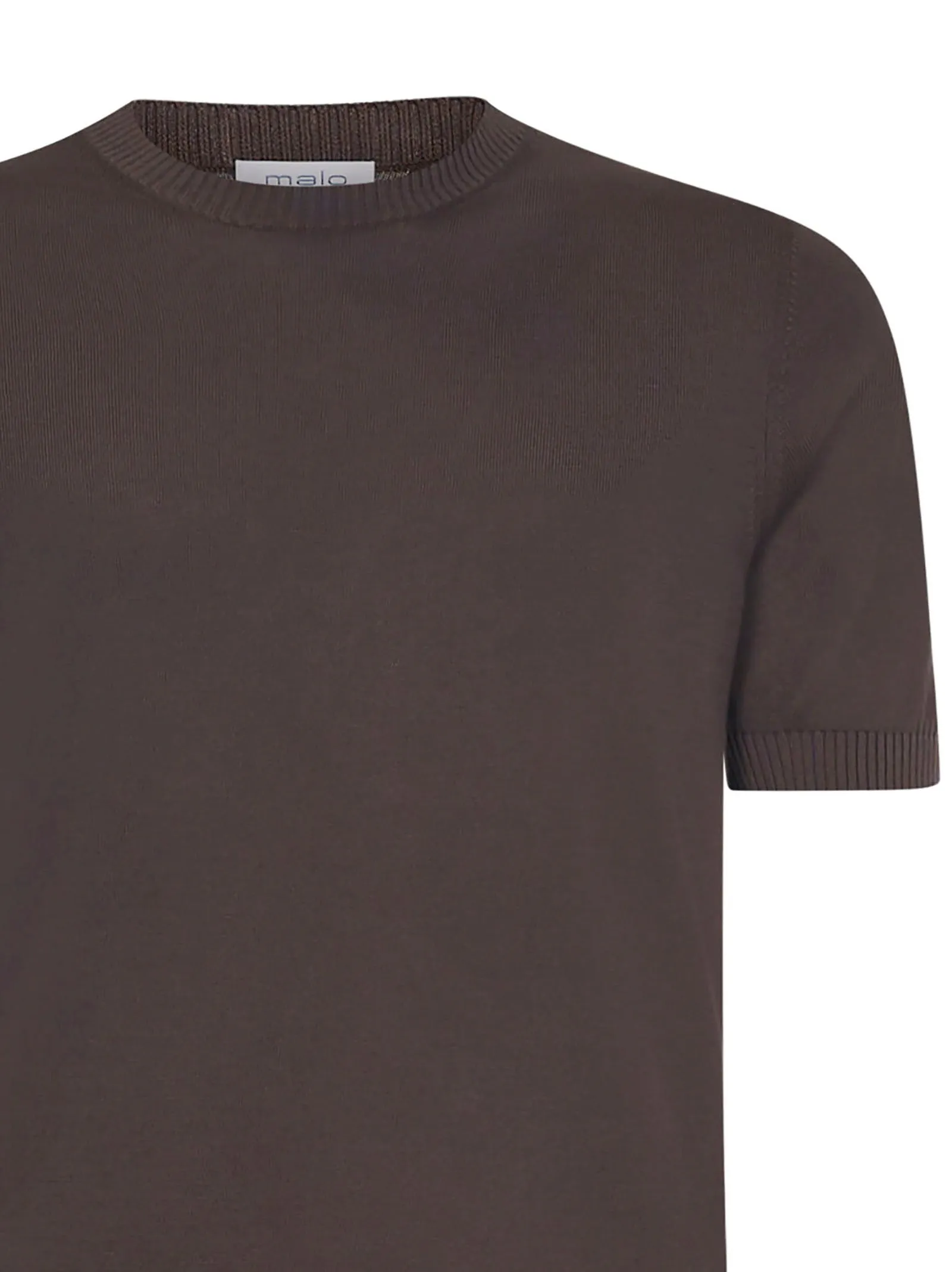 Malo Round Neck Straight Hem T-Shirt