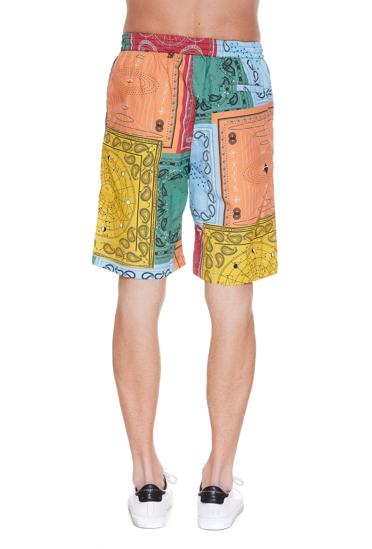 Marcelo Burlon County Of Milan Bandana Print Shorts
