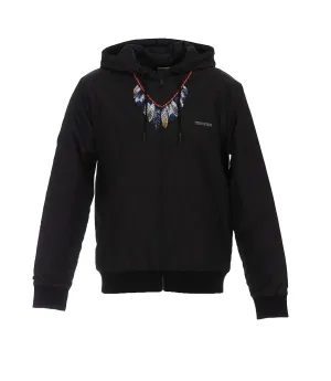 Marcelo Burlon County Of Milan Feathers Motif Hooded Jacket