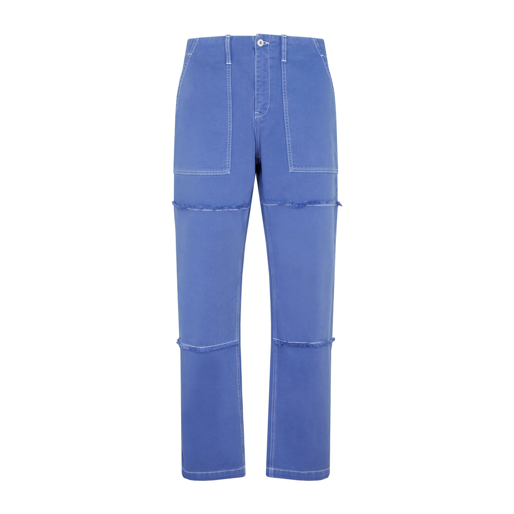 Marcelo Burlon County Of Milan Tempera Cross Distressed Pants