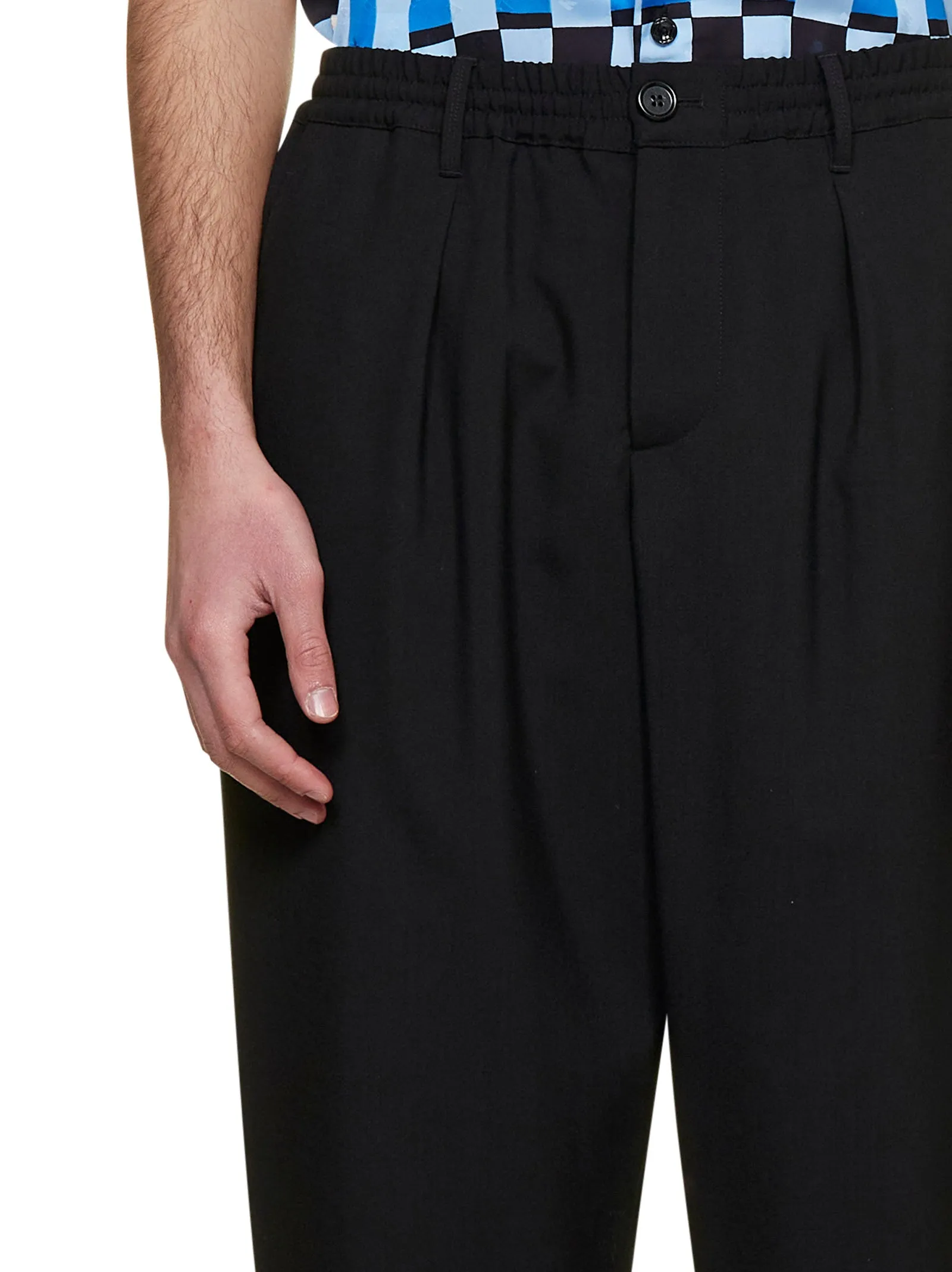 Marni Mid-Rise Cropped Trousers
