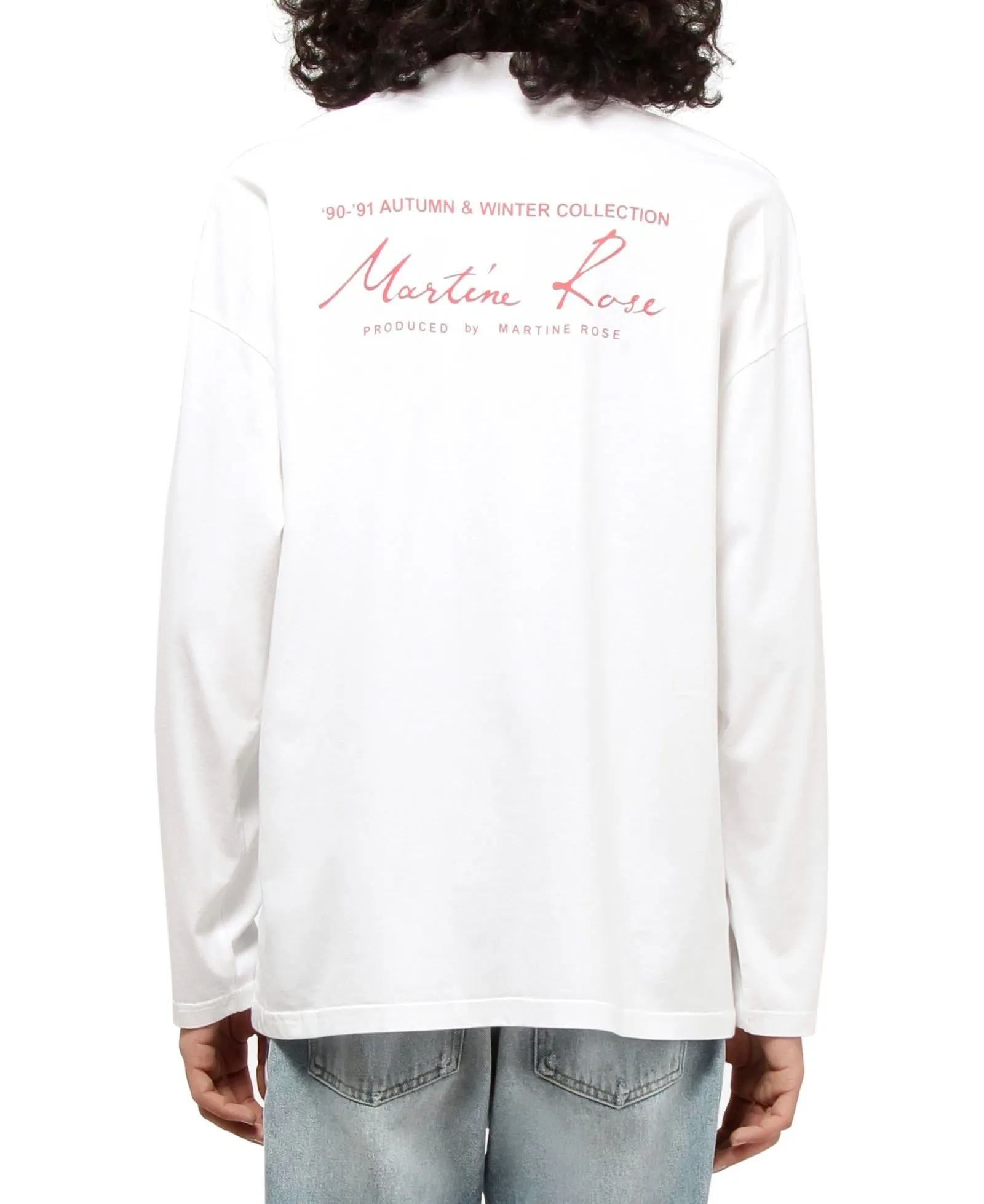 Martine Rose Logo Printed Straight Hem T-Shirt