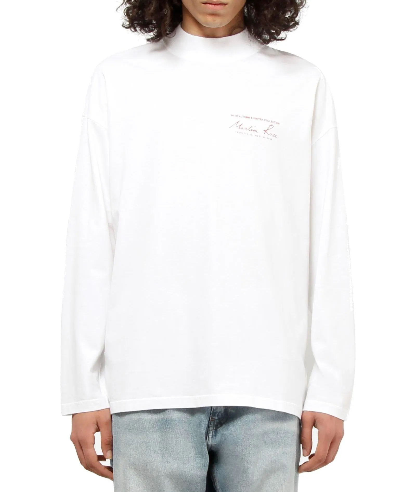 Martine Rose Logo Printed Straight Hem T-Shirt