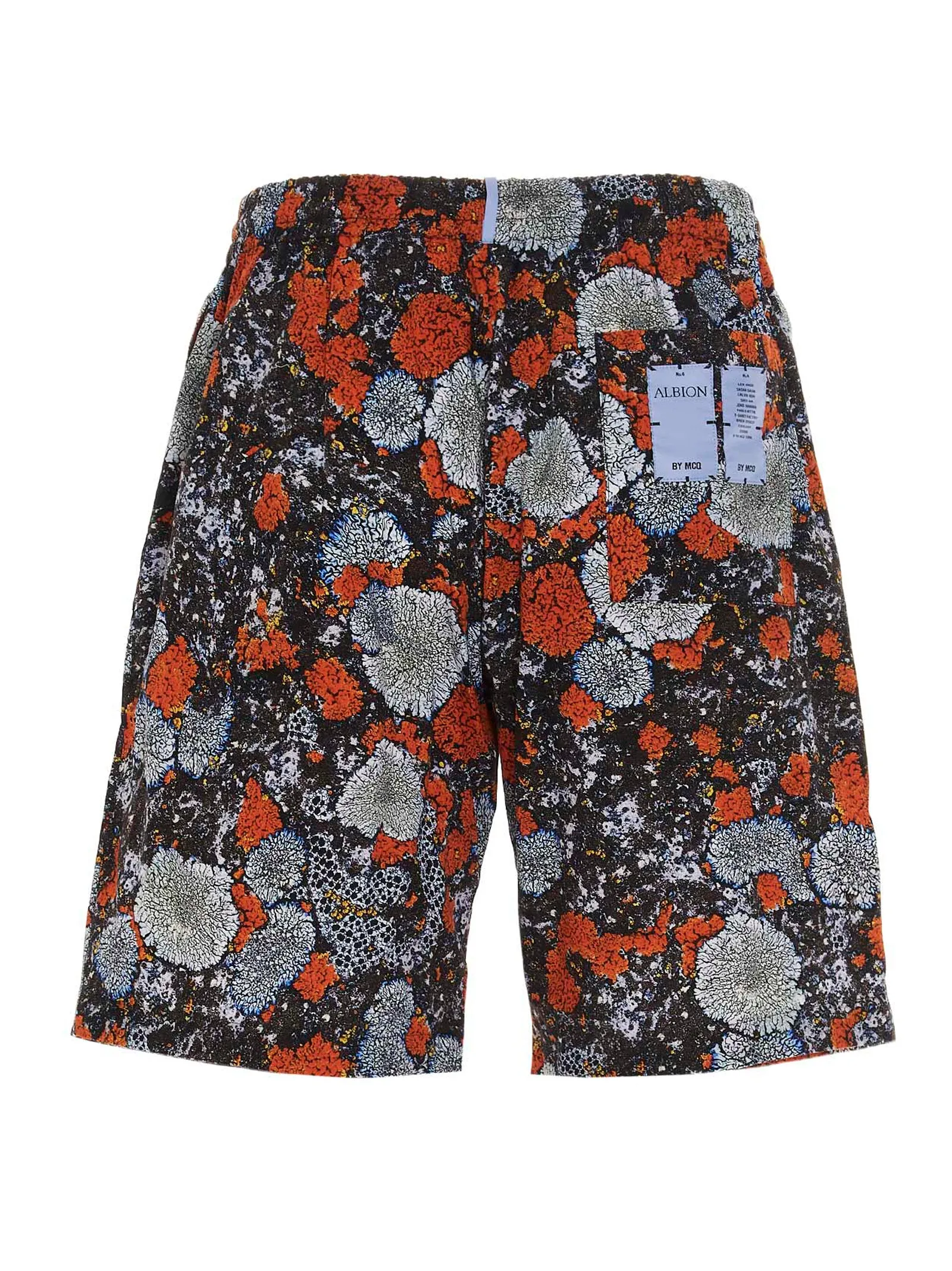McQ Alexander McQueen Albion Abstract Printed Shorts
