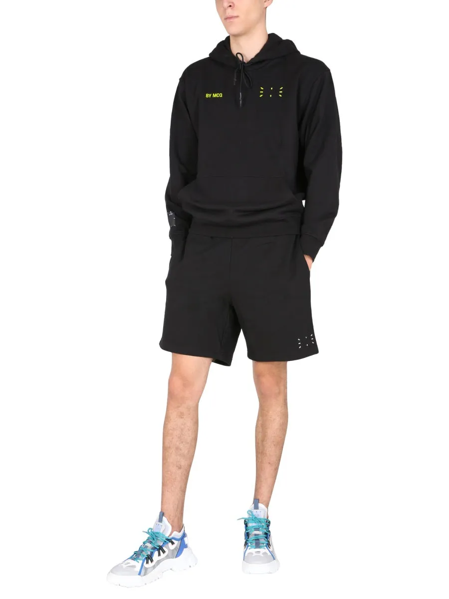 McQ Alexander McQueen Logo Detailed Shorts