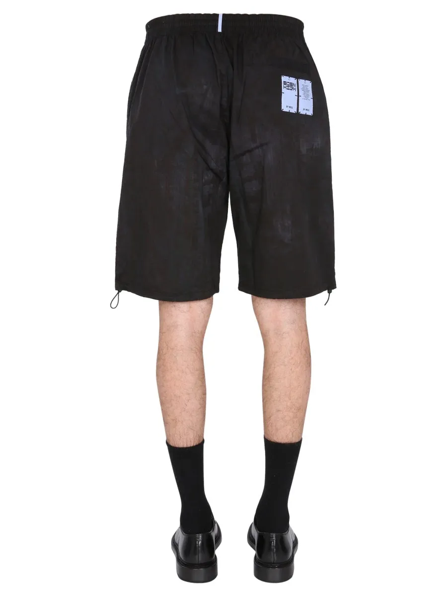 McQ Alexander McQueen Tie-Dyed Bermuda Shorts