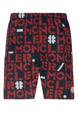Moncler 1952 Allover Logo Shorts
