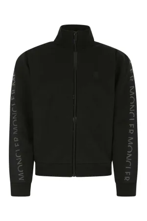 Moncler Logo Printed High-Neck Zipped Jacket