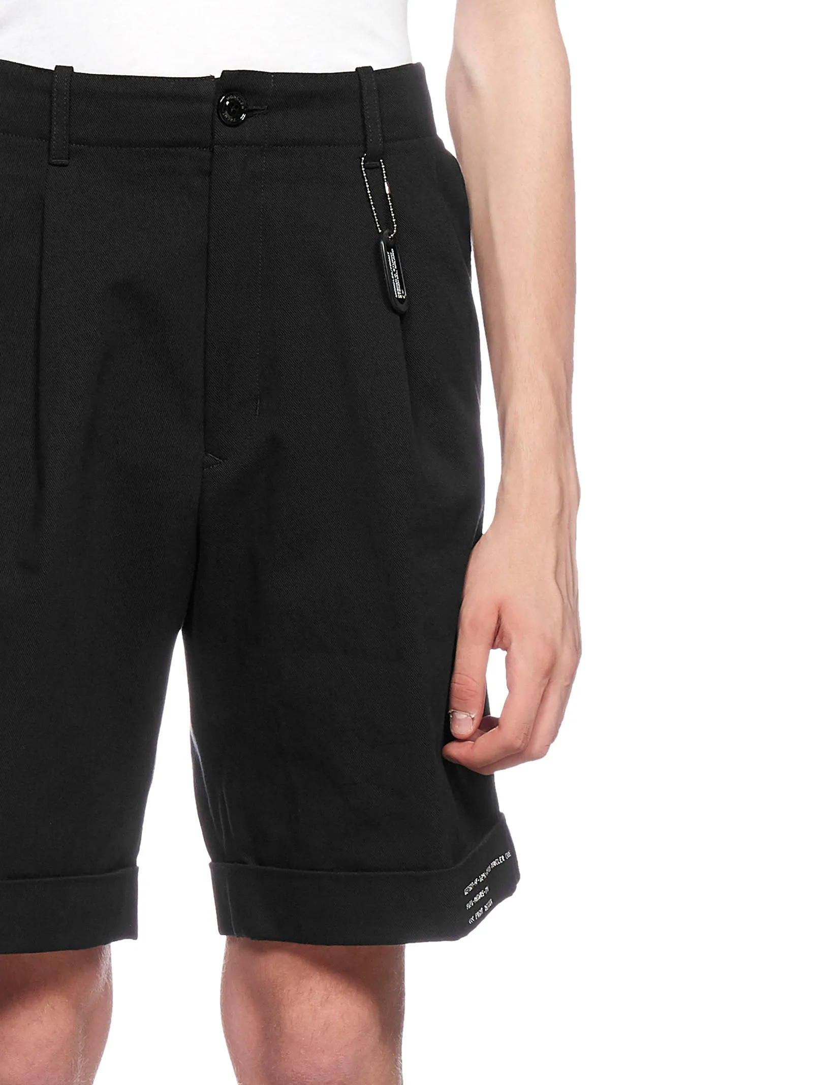 Moncler X Fragment Hiroshi Fujiwara Logo Printed Sweat Shorts