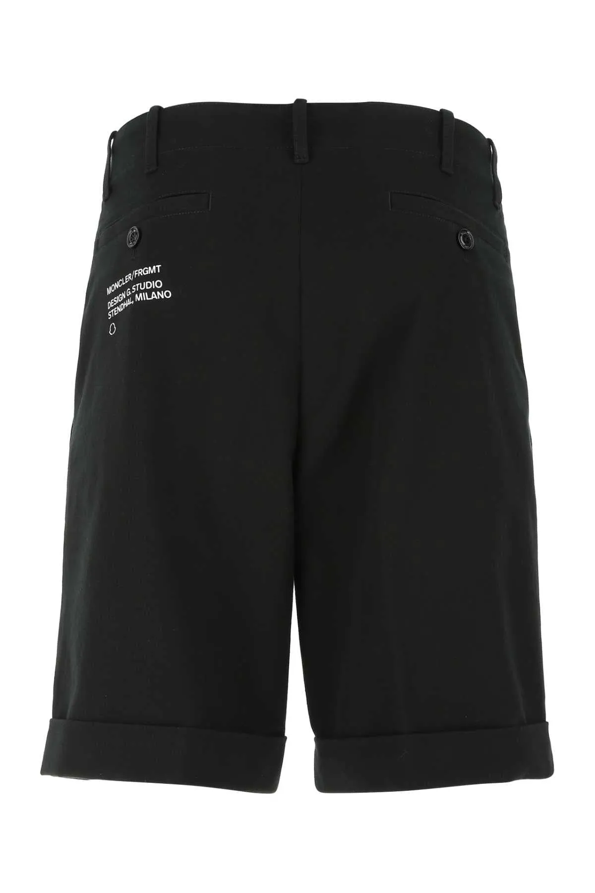 Moncler X Fragment Hiroshi Fujiwara Logo Printed Sweat Shorts