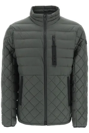 Moose Knuckles Quilted High Neck Zipped Jacket