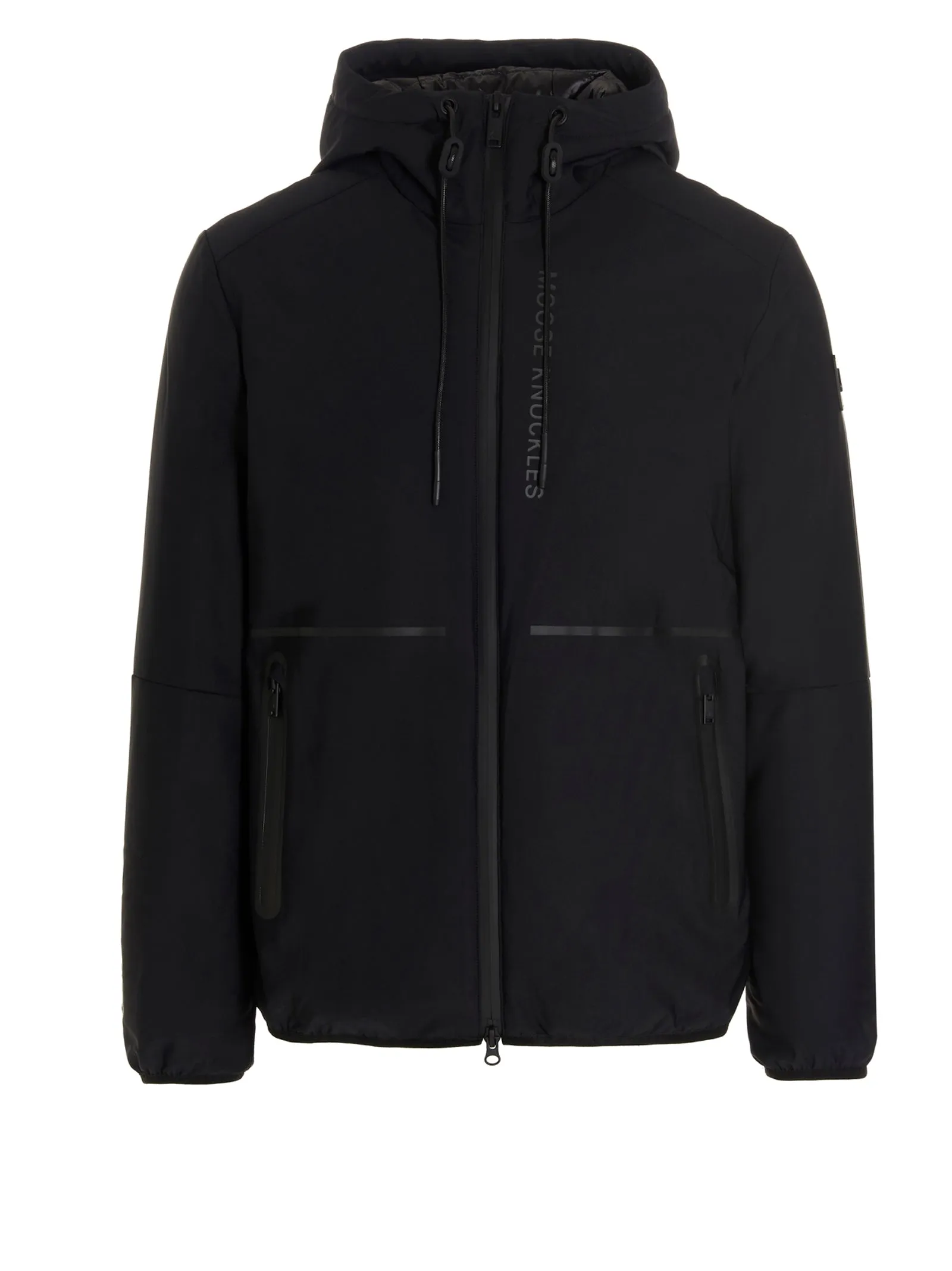 Moose Knuckles Zip-Up Drawstring Hooded Jacket