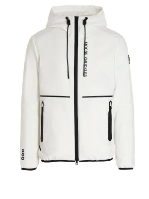 Moose Knuckles Zip-Up Drawstring Hooded Jacket
