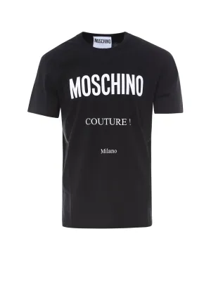 Moschino Couture Logo Printed Crewneck T-Shirt