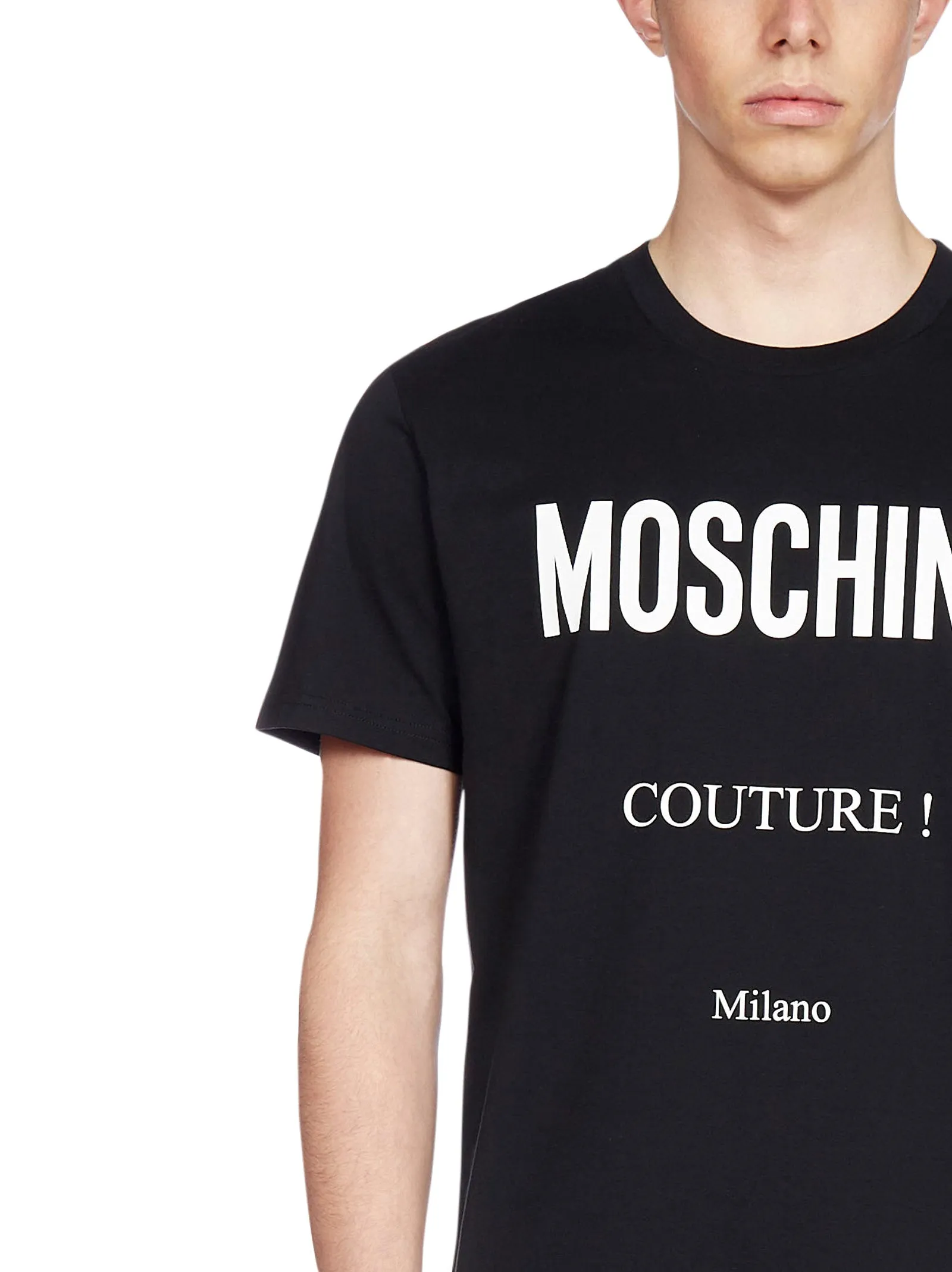 Moschino Couture Logo Printed Crewneck T-Shirt