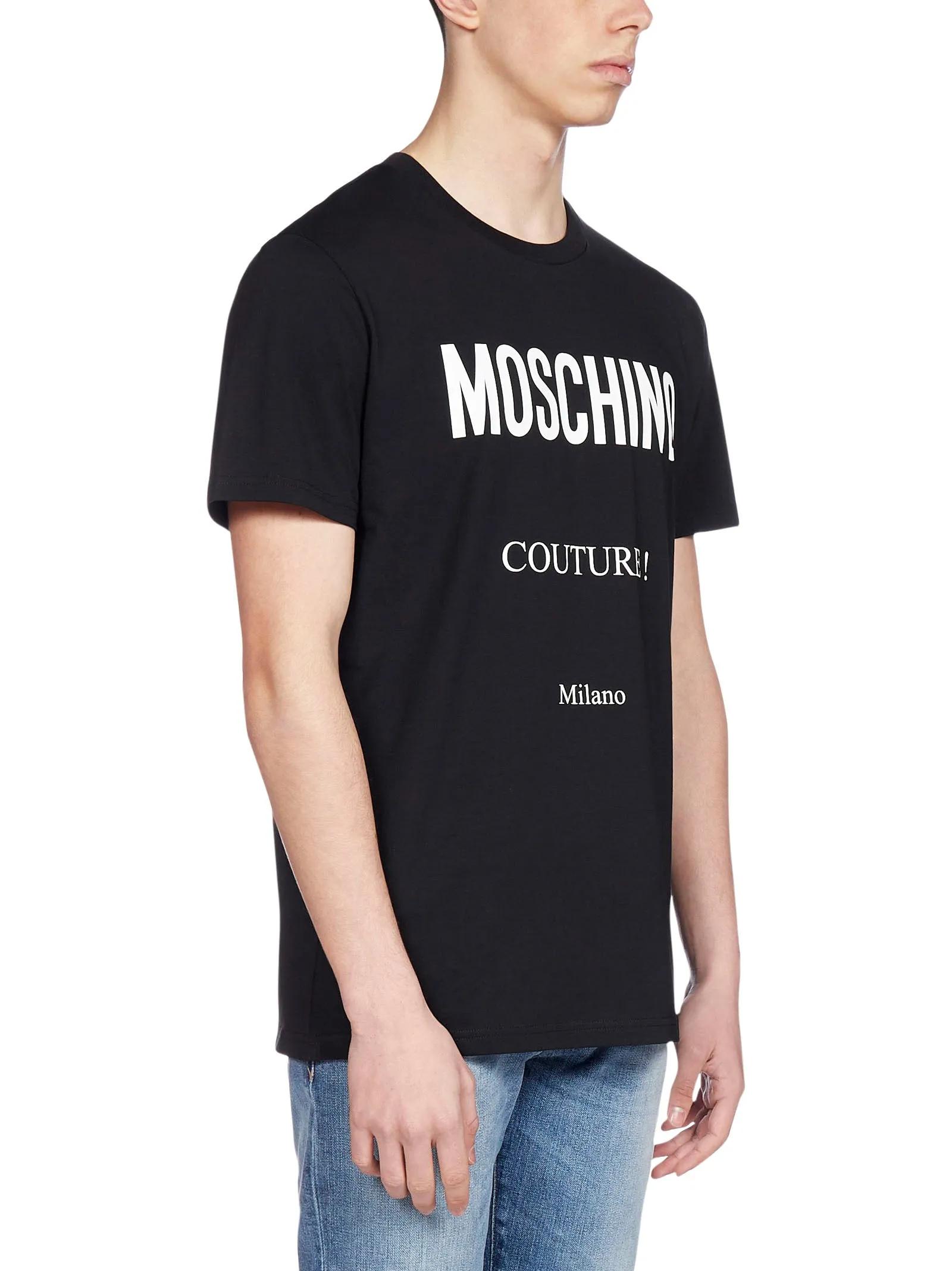 Moschino Couture Logo Printed Crewneck T-Shirt