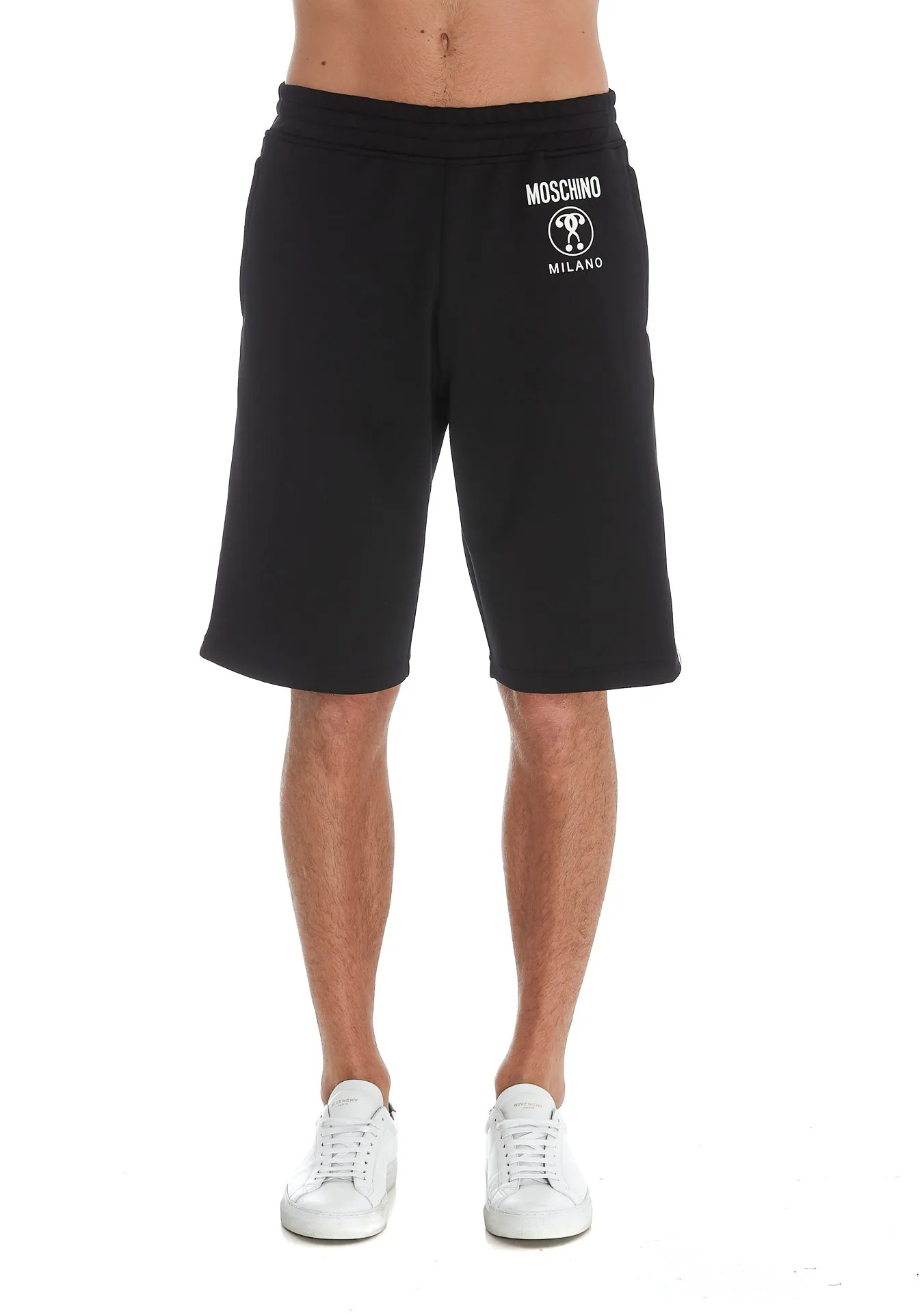 Moschino Logo Print Bermuda Shorts