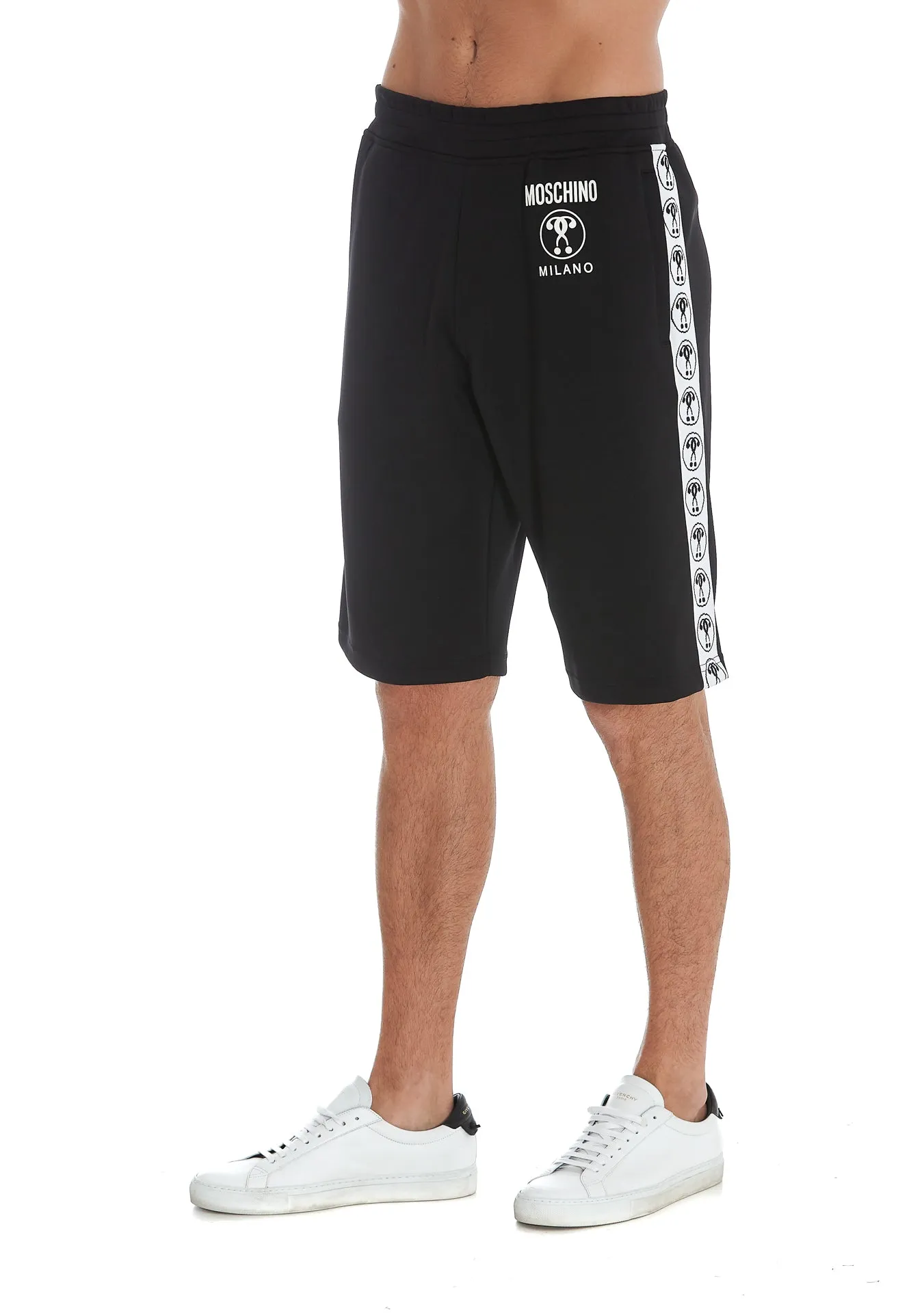 Moschino Logo Print Bermuda Shorts
