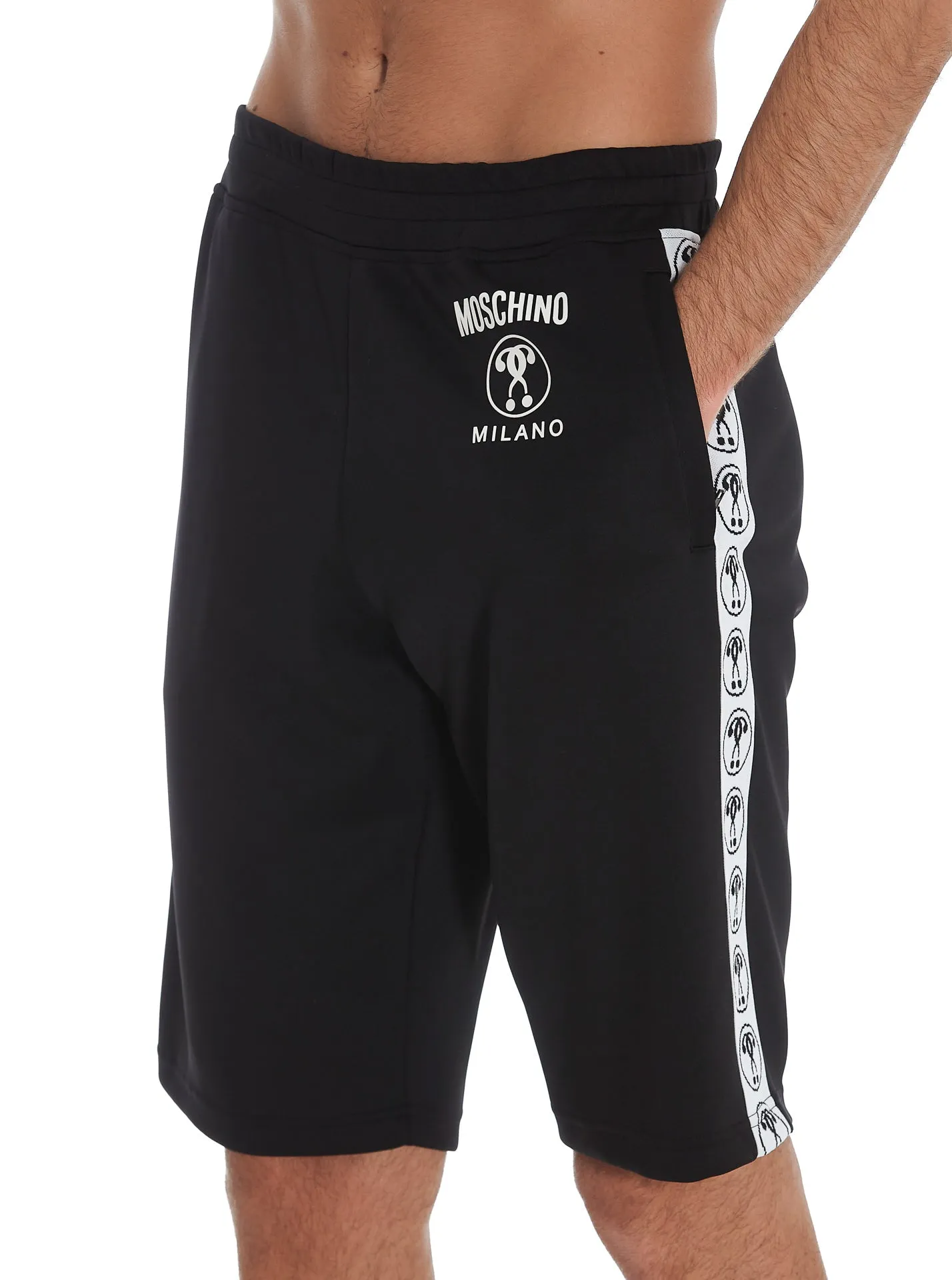 Moschino Logo Print Bermuda Shorts
