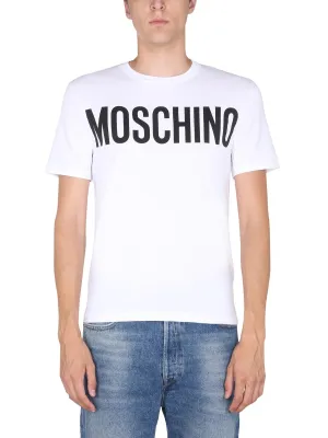 Moschino Logo Print Crewneck T-Shirt