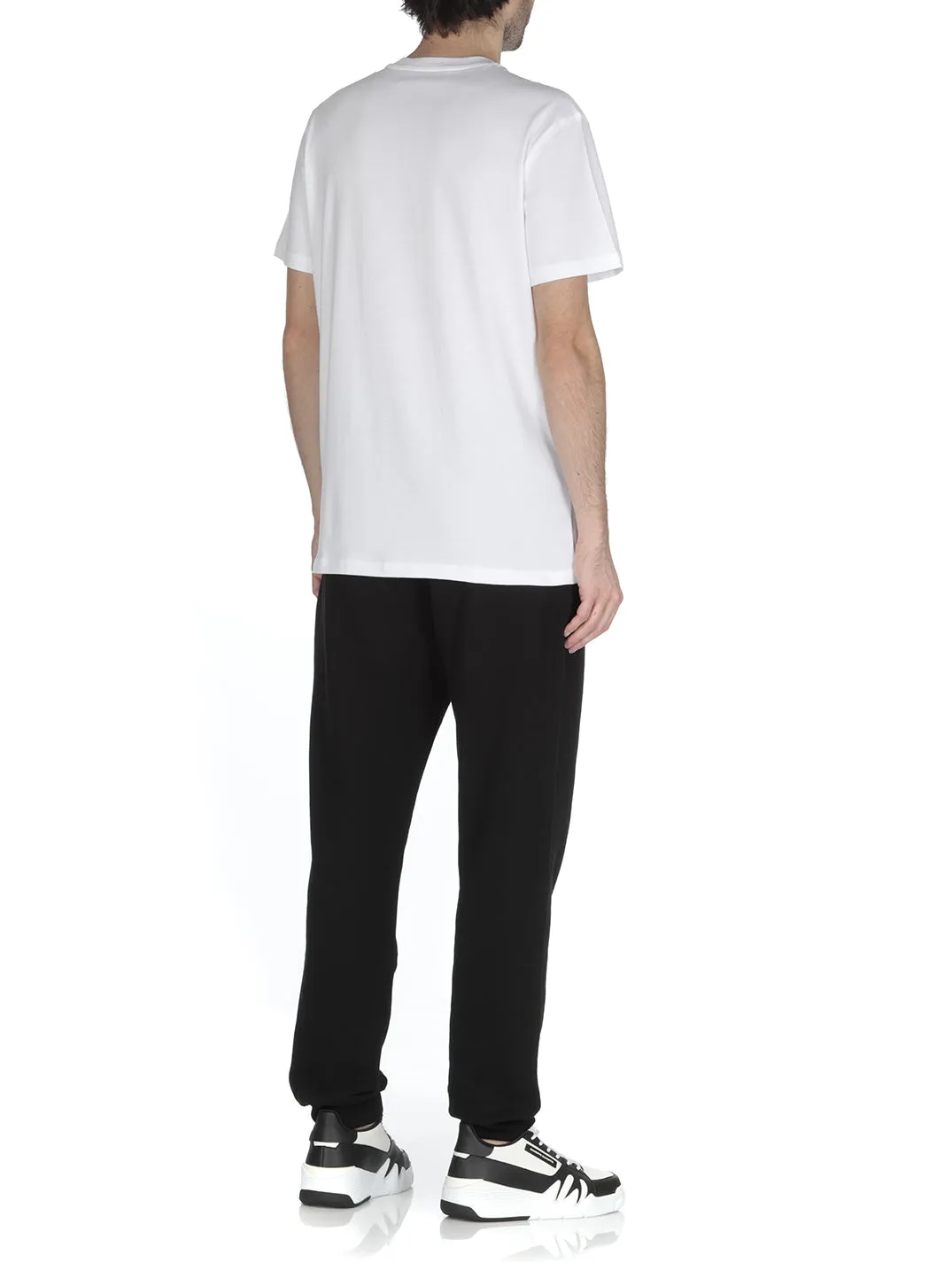 Moschino Logo Printed Crewneck T-Shirt