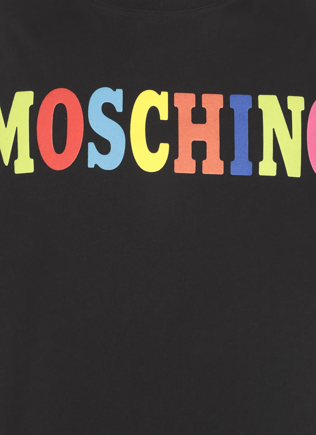 Moschino Logo Printed Crewneck T-Shirt