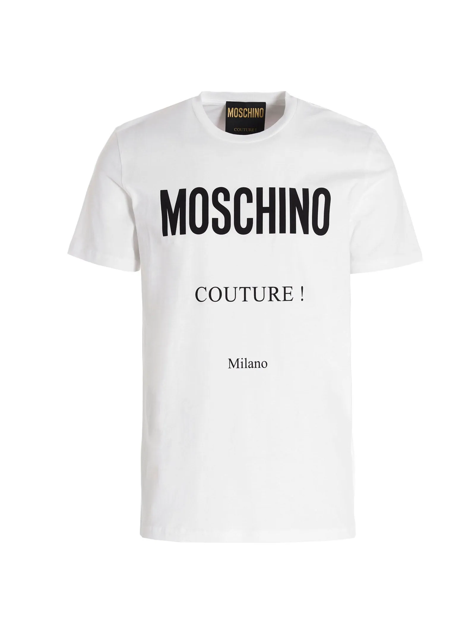 Moschino Logo Printed Crewneck T-Shirt