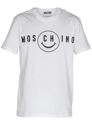 Moschino Logo Printed Crewneck T-Shirt