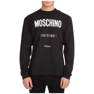 Moschino Logo Printed Crewneck T-Shirt