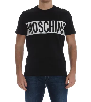 Moschino Logo Printed Crewneck T-Shirt