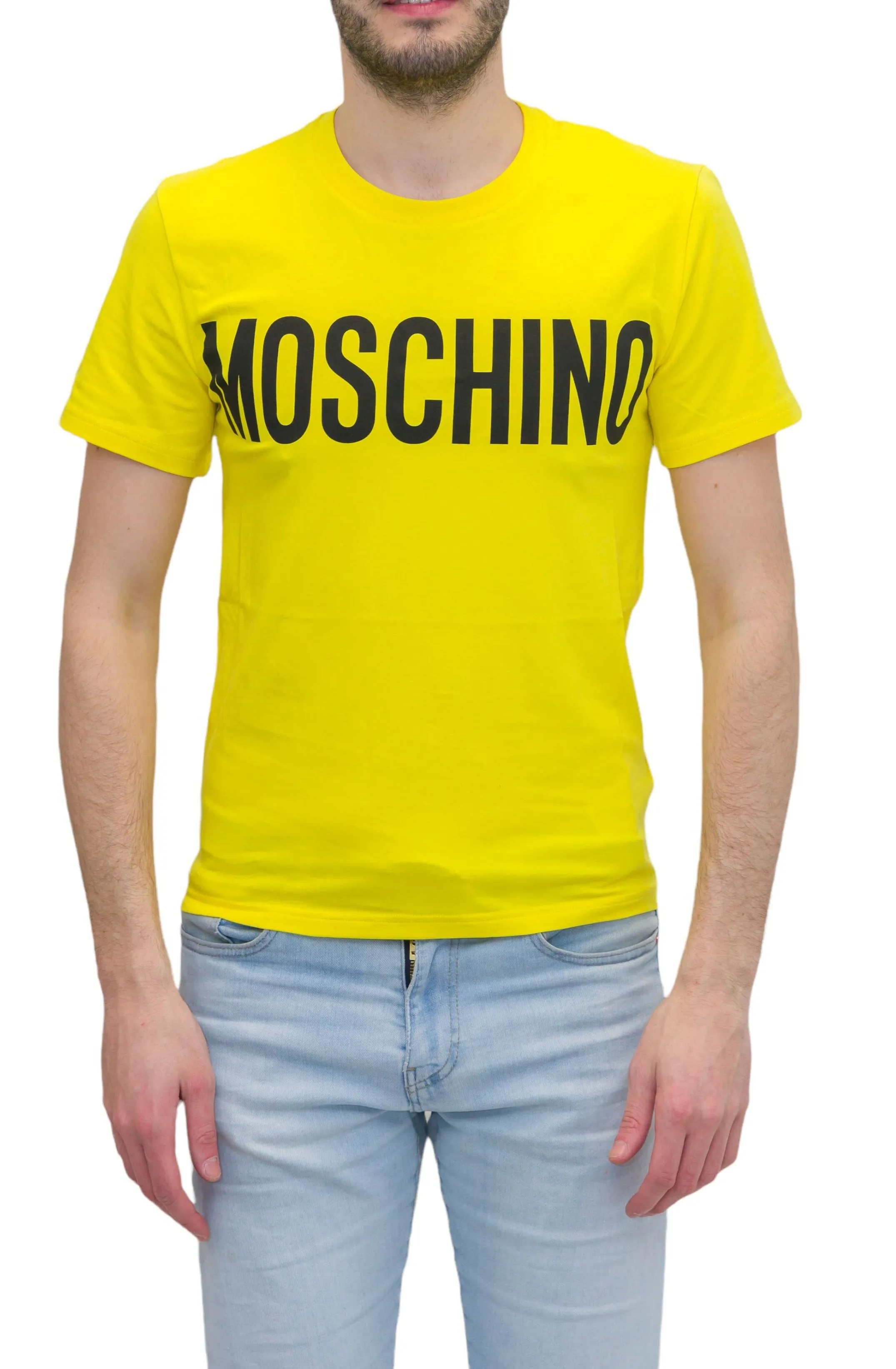 Moschino Logo Printed Crewneck T-Shirt