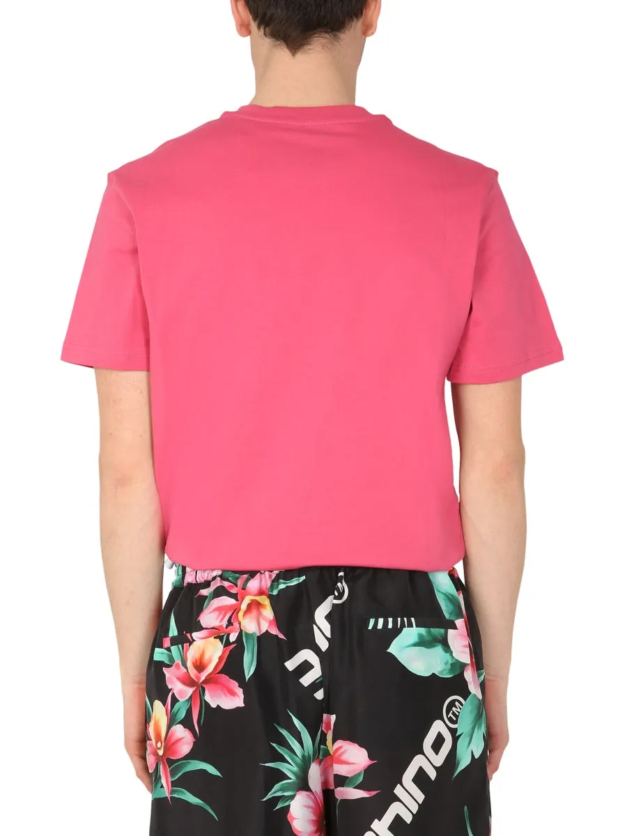 Moschino Logo Printed Crewneck T-Shirt