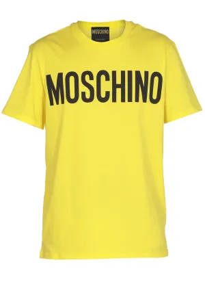 Moschino Logo Printed Crewneck T-Shirt