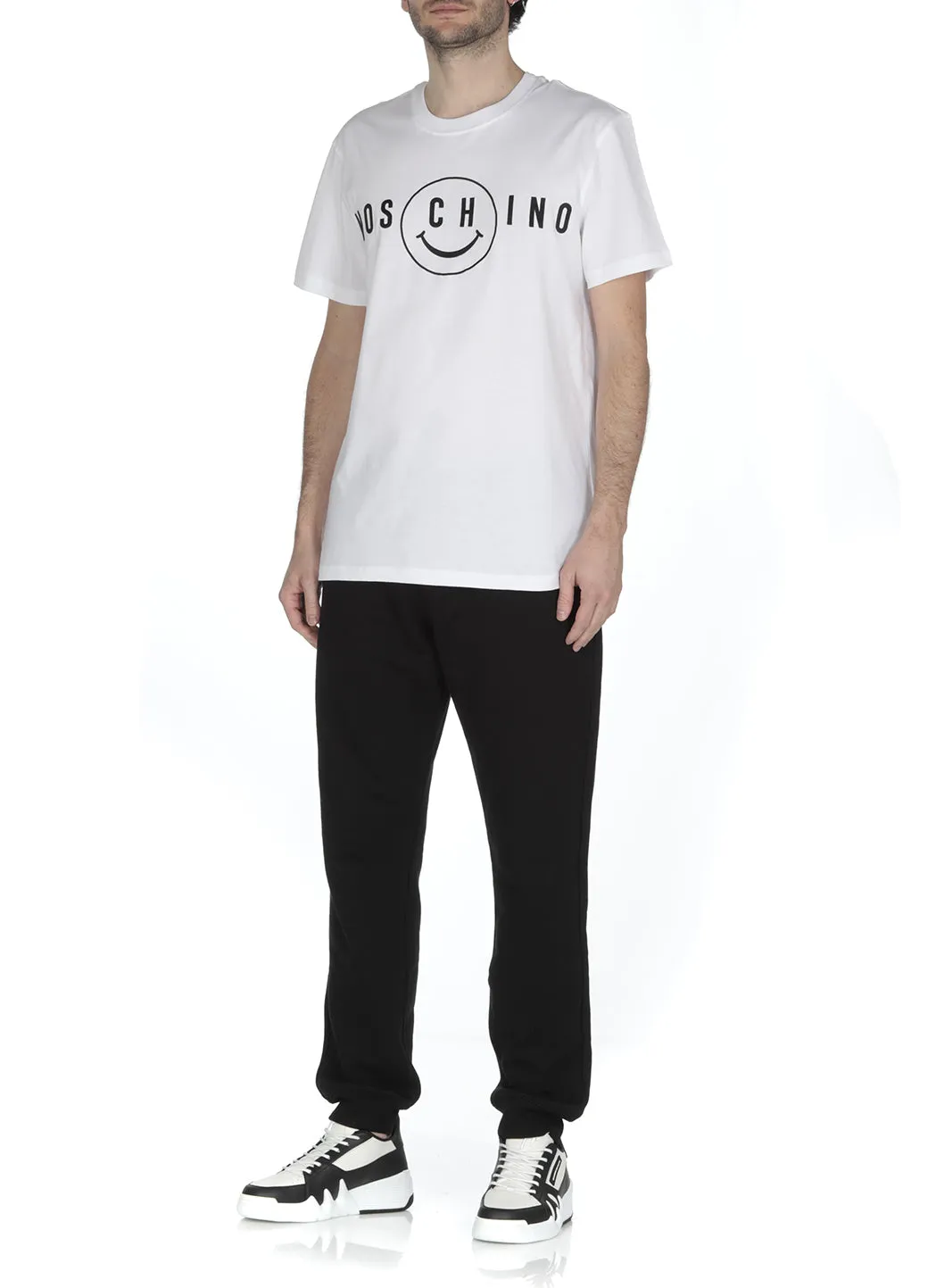 Moschino Logo Printed Crewneck T-Shirt