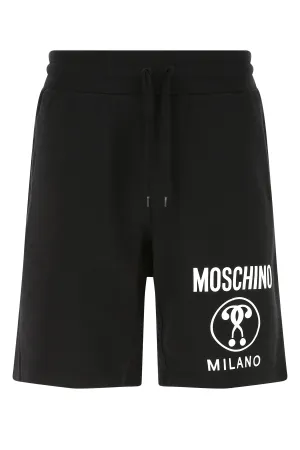 Moschino Logo Printed Drawstring Shorts