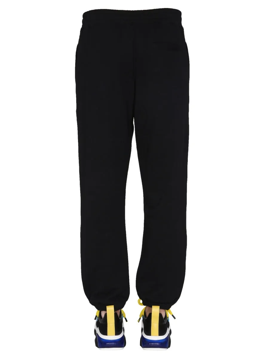 Moschino Logo Printed Elasticated Waistband Track Pants