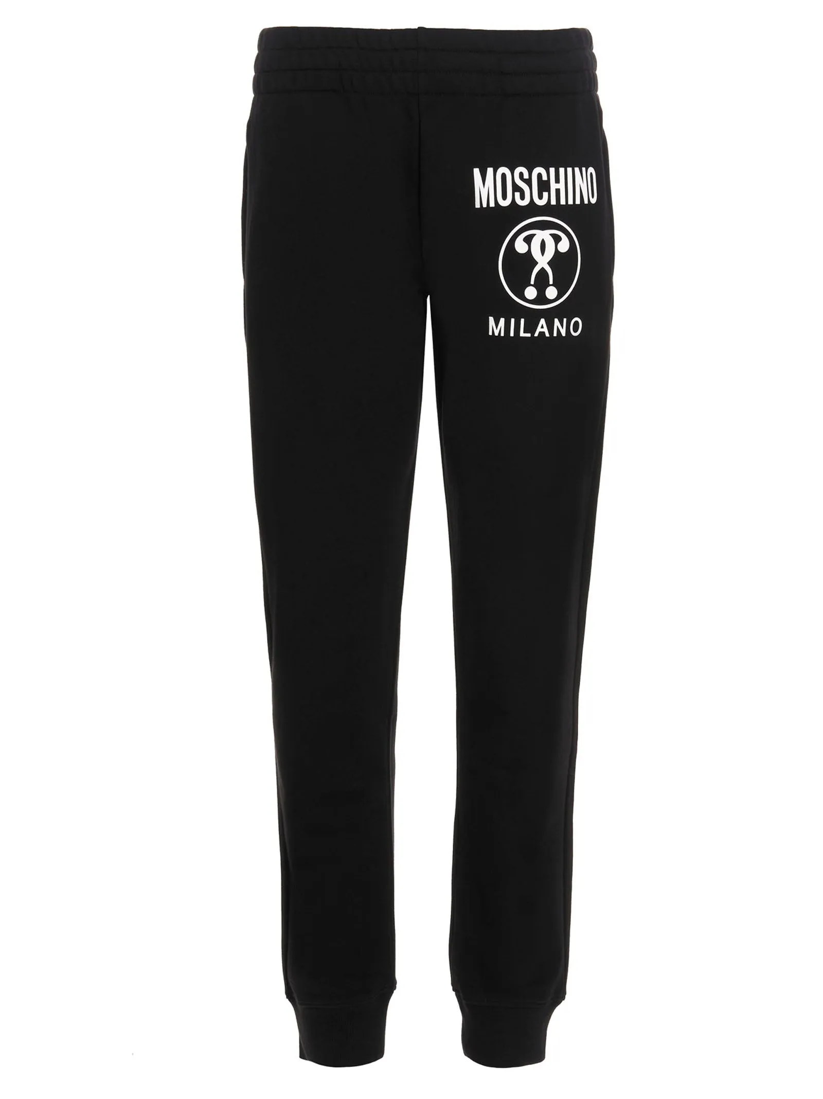 Moschino Logo Printed High Waist Track Pants