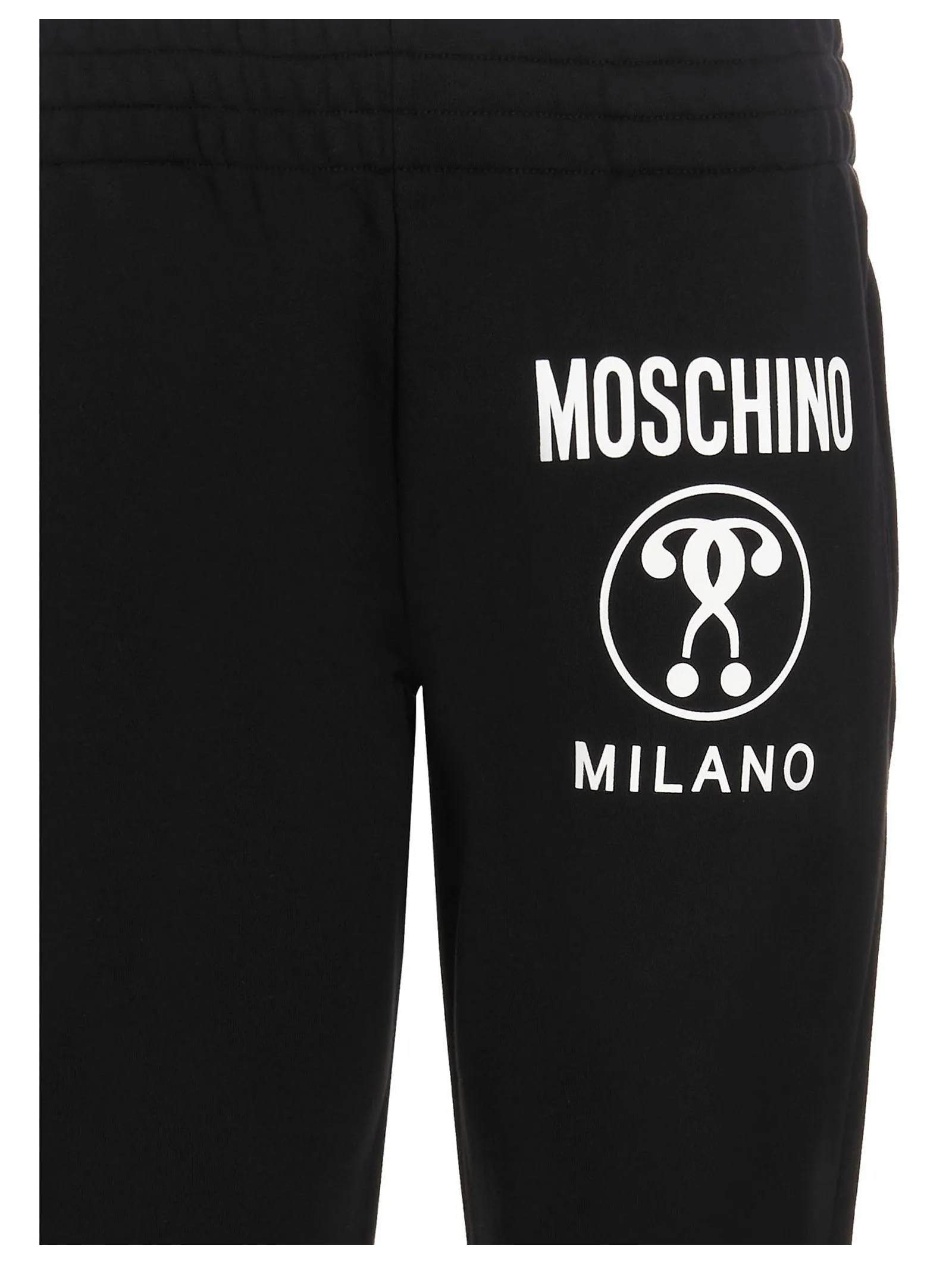 Moschino Logo Printed High Waist Track Pants