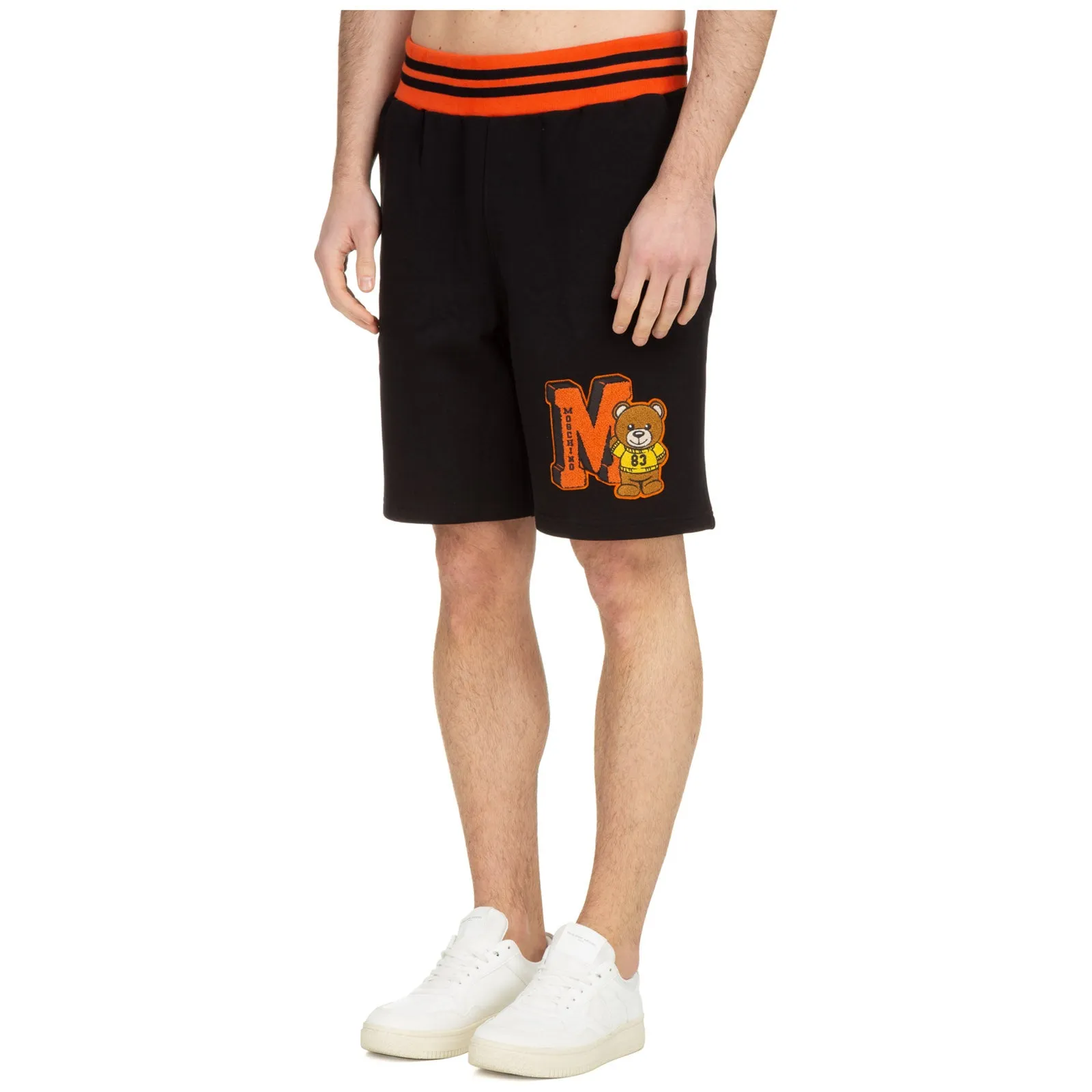 Moschino Logo Teddy Patch Shorts