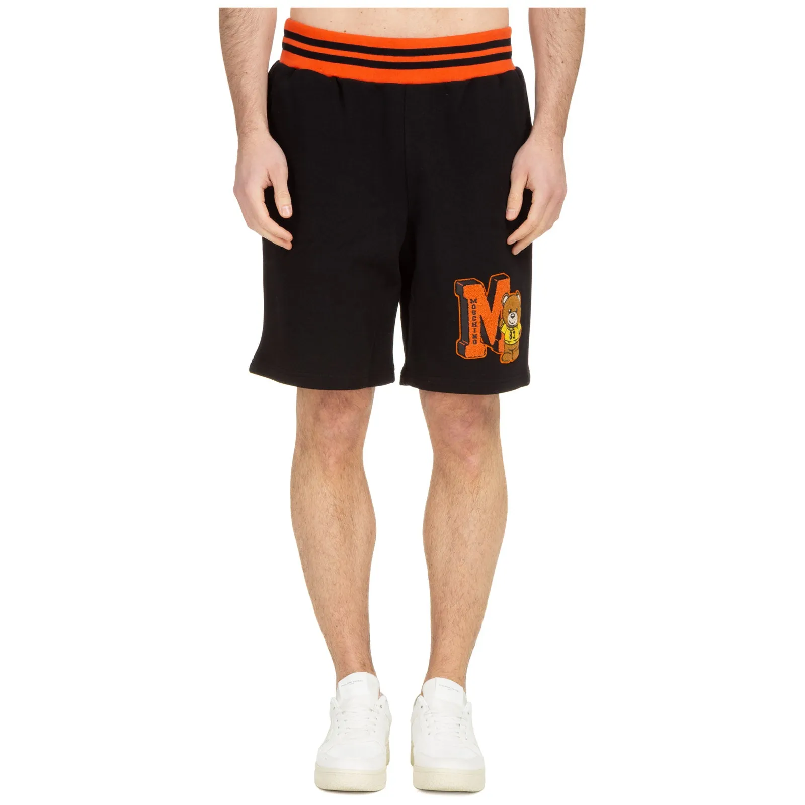 Moschino Logo Teddy Patch Shorts