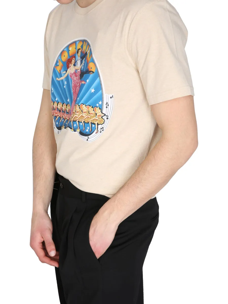 Moschino Printed Crewneck T-Shirt