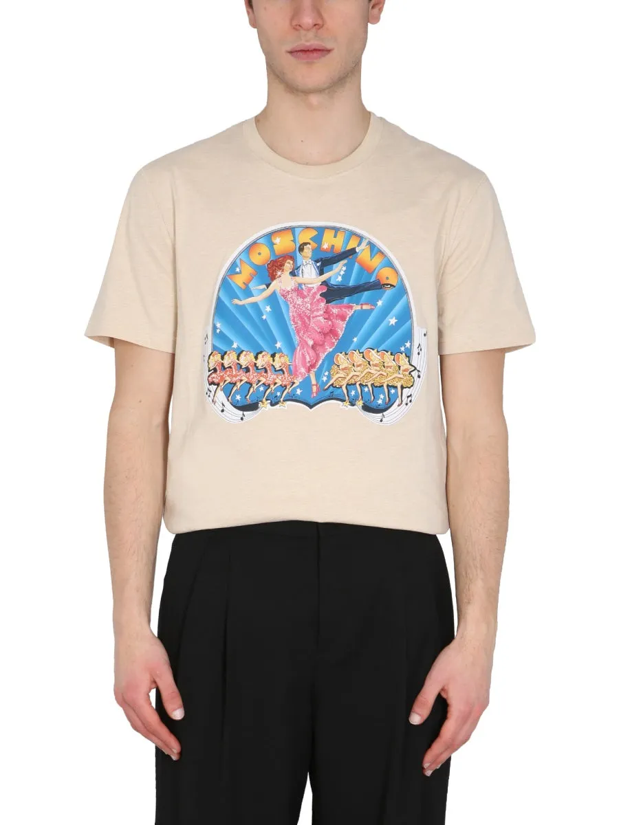 Moschino Printed Crewneck T-Shirt