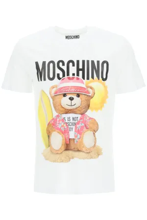 Moschino Teddy Bear Printed Crewneck T-Shirt