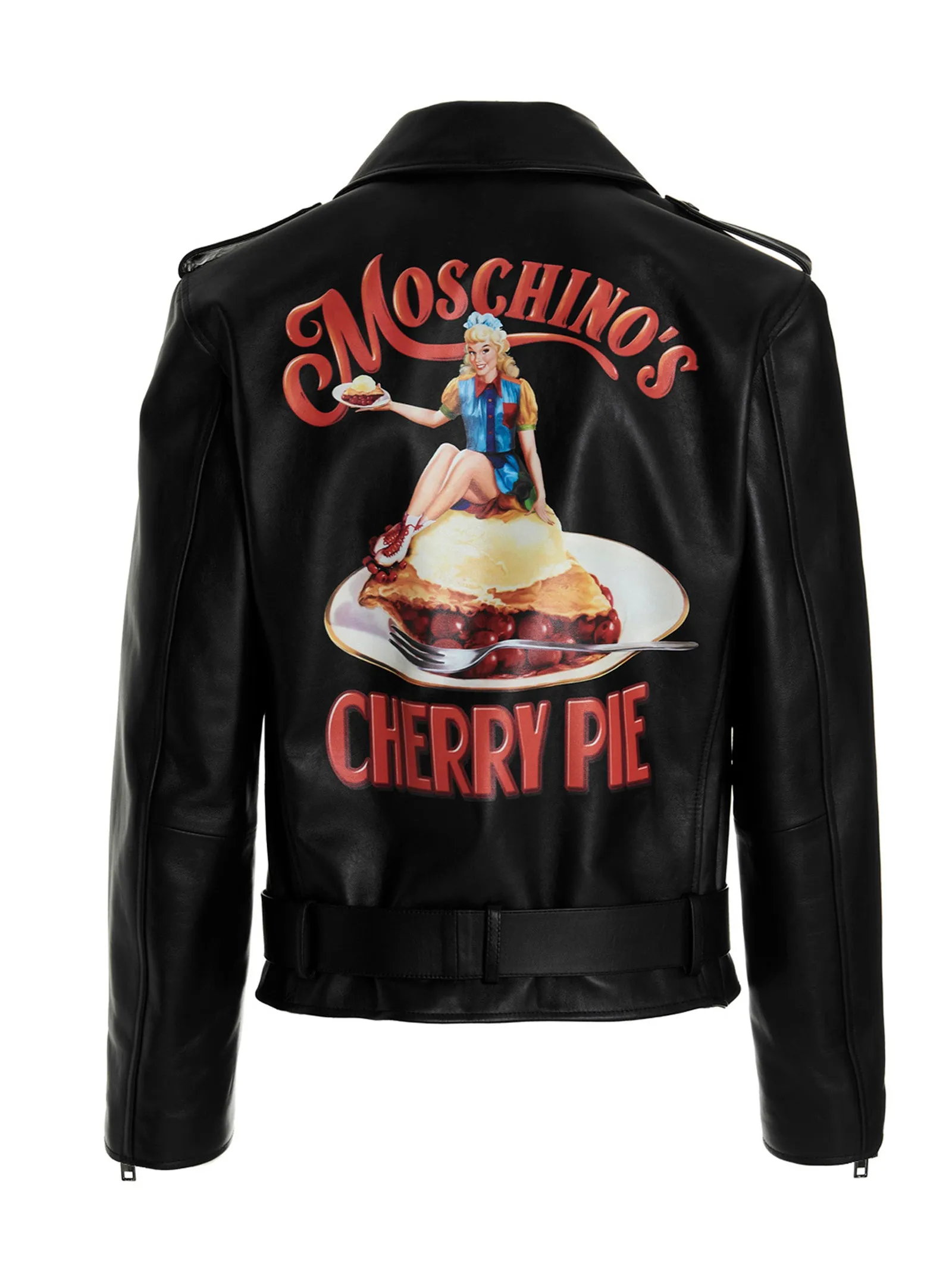 Moschino Zipped Biker Jacket
