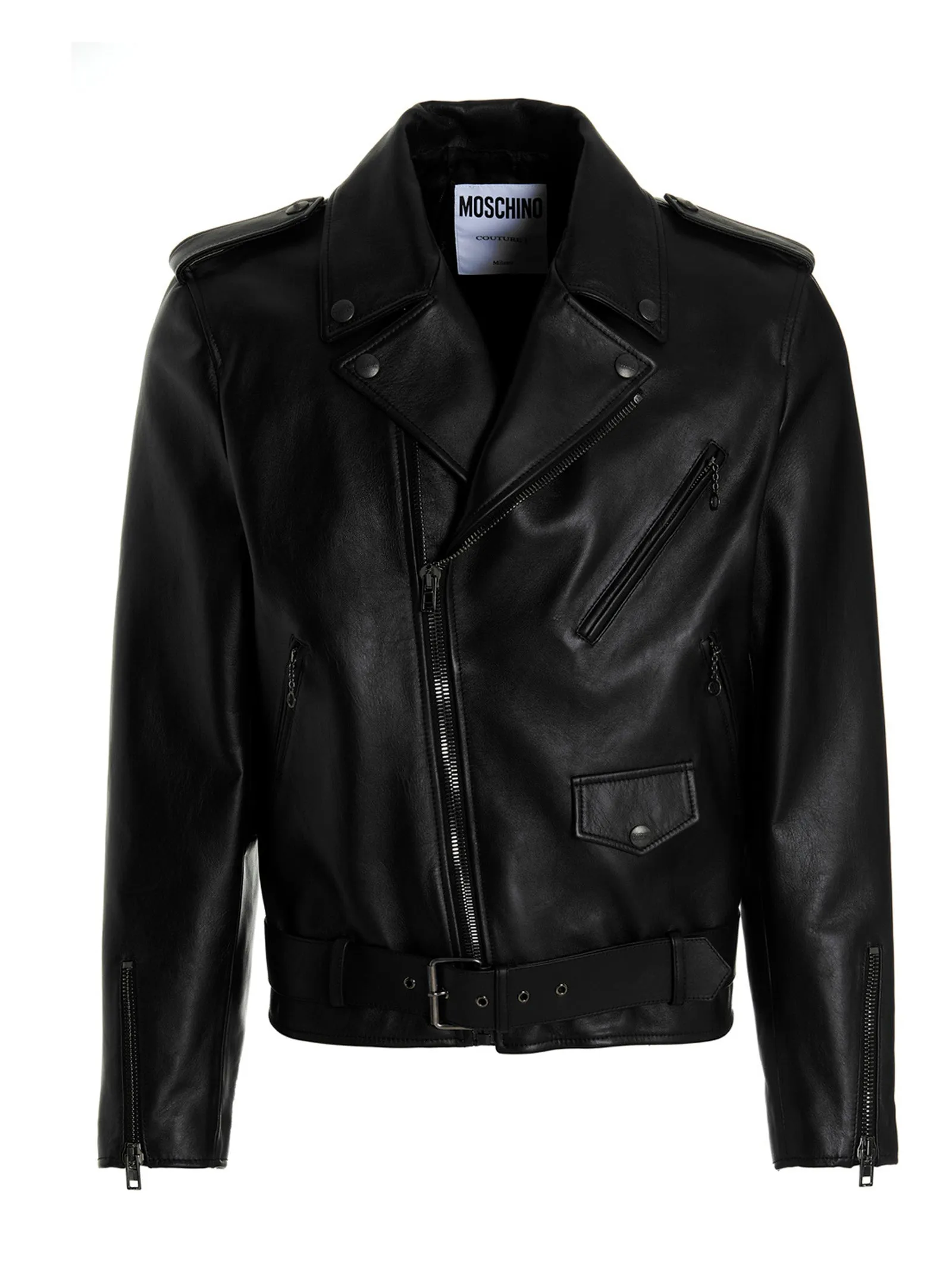 Moschino Zipped Biker Jacket