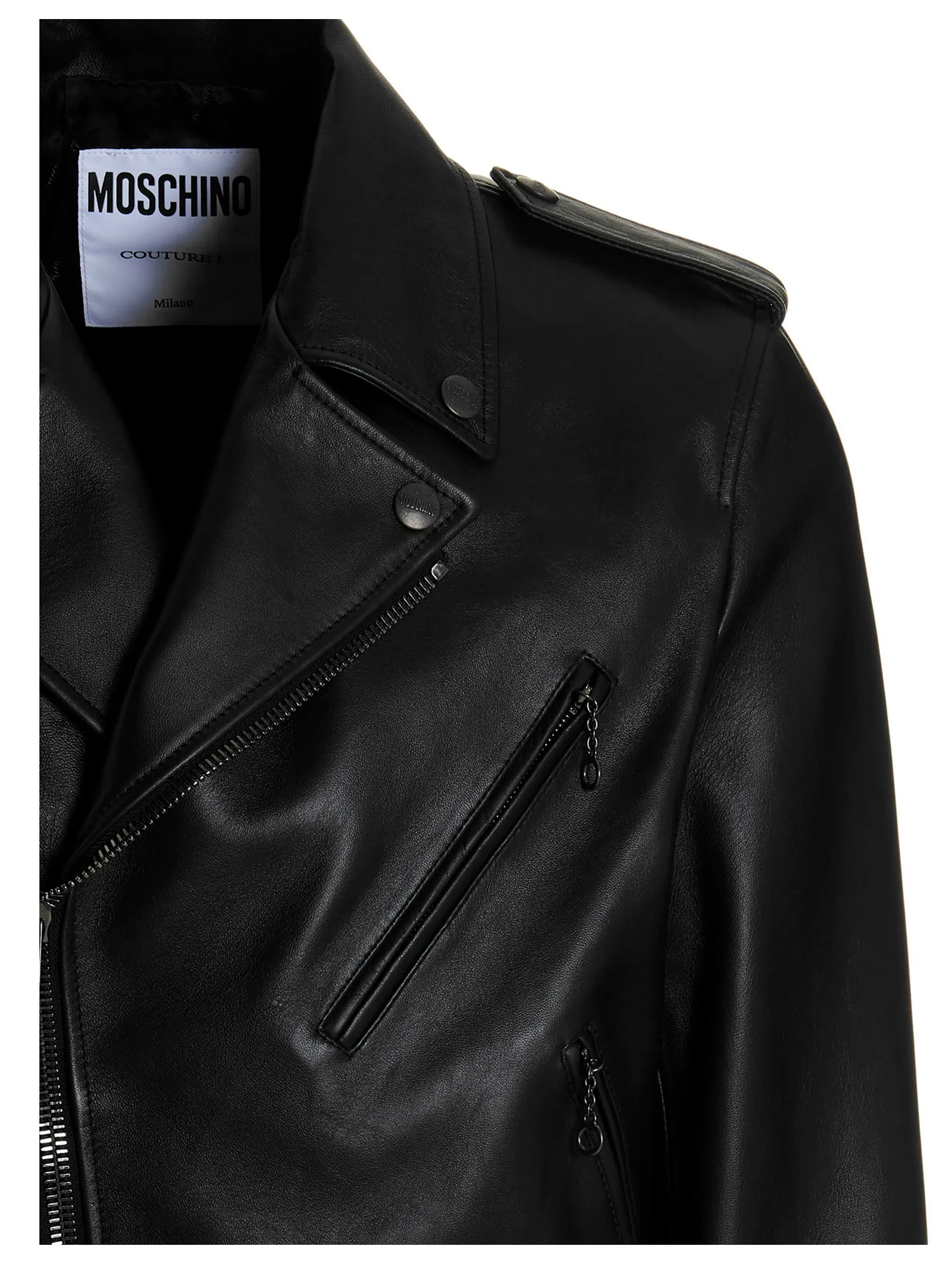 Moschino Zipped Biker Jacket