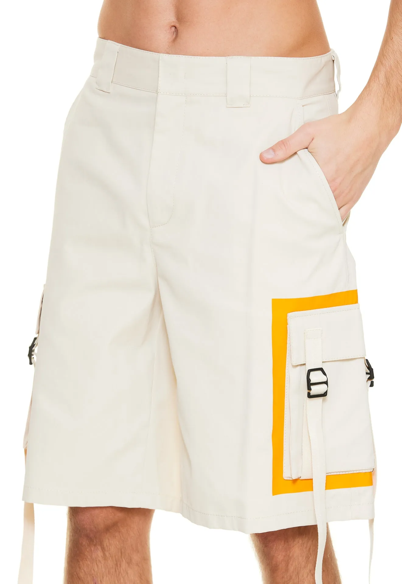 MSGM Buckle Pocket Shorts