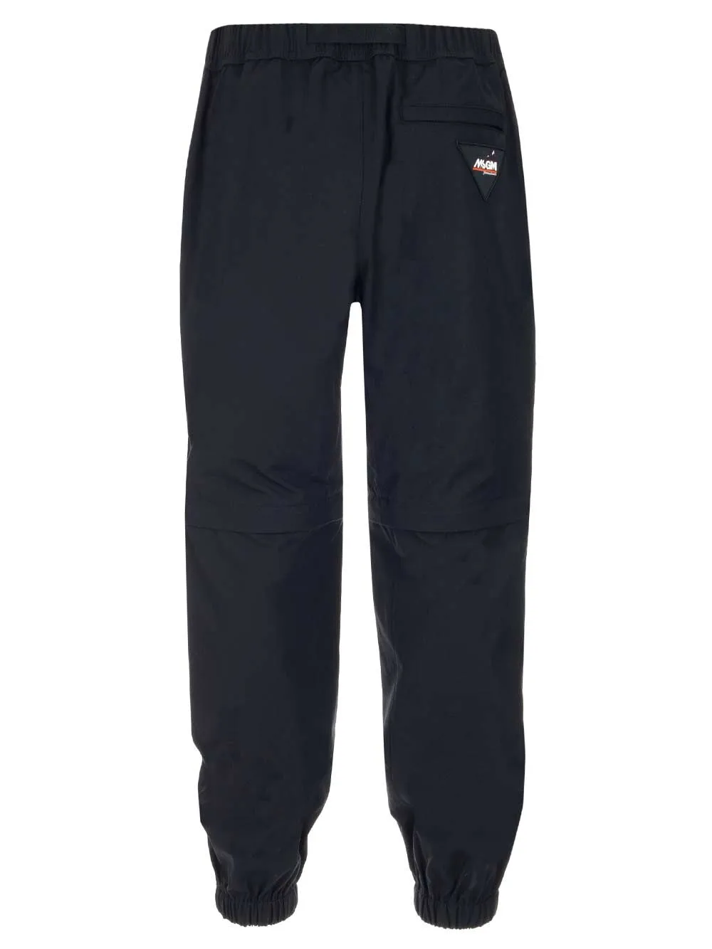 MSGM Logo Patch Drawstring Track Pants